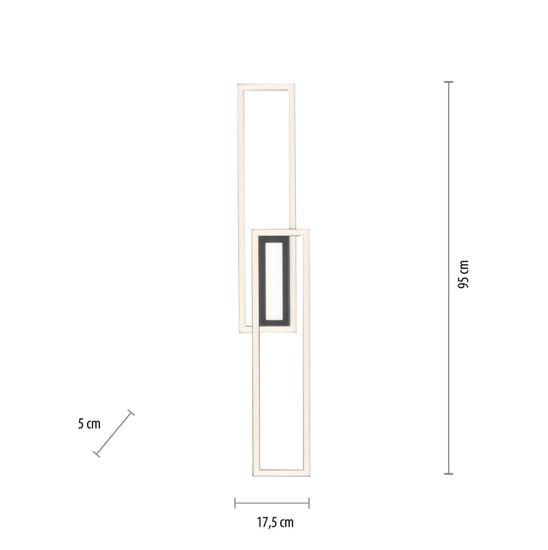 Plafoniera Zuma Line ASMIN LED Negru