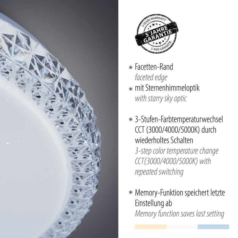 Plafoniera Paul Neuhaus FRIDA LED Transparent
