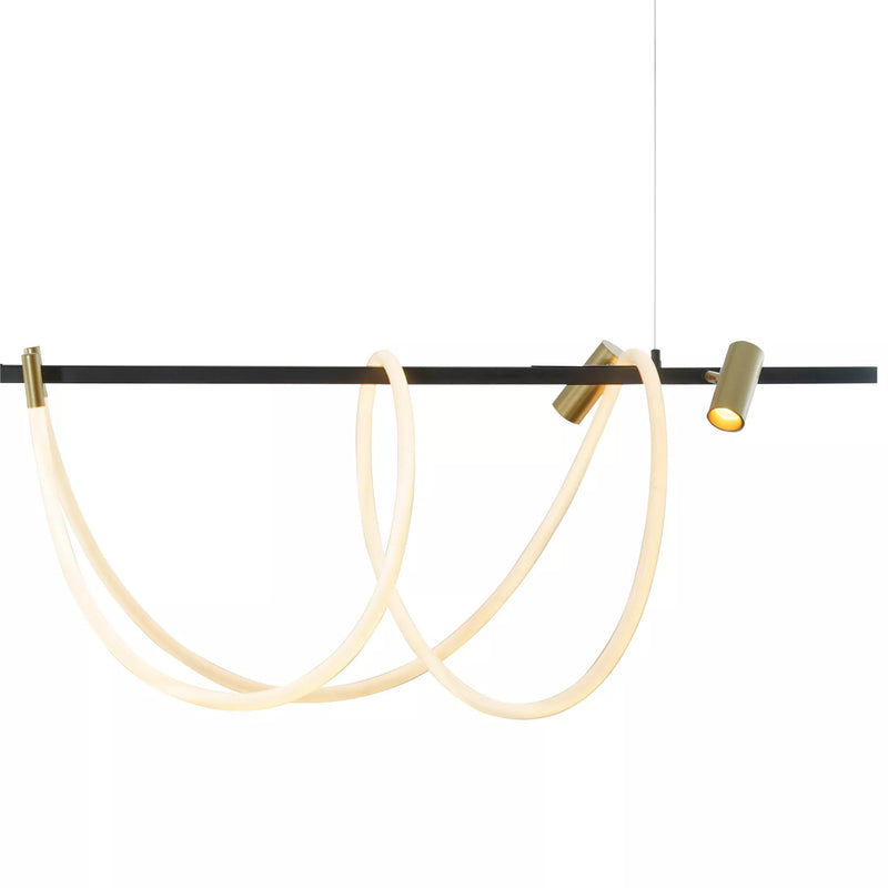 Lustra Zuma Line BALBO 5xLED Negru Mat