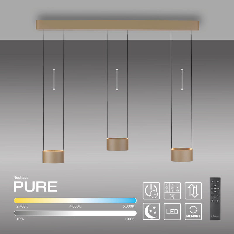 Lustra Paul Neuhaus PURE CLIPSE 6xLED Maro