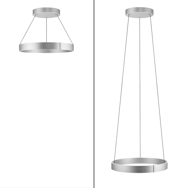 Lustra Paul Neuhaus PURE E-CLIPSE 2xLED Aluminiu