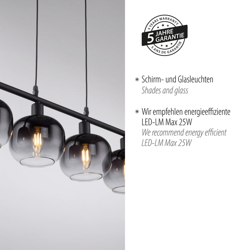 Lustra Paul Neuhaus ZEA 4xE14 Negru