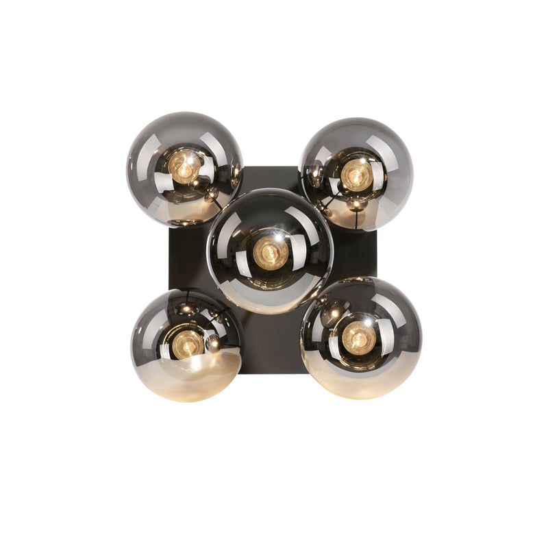 Plafoniera Paul Neuhaus BIG WIDOW 5xE14 Negru