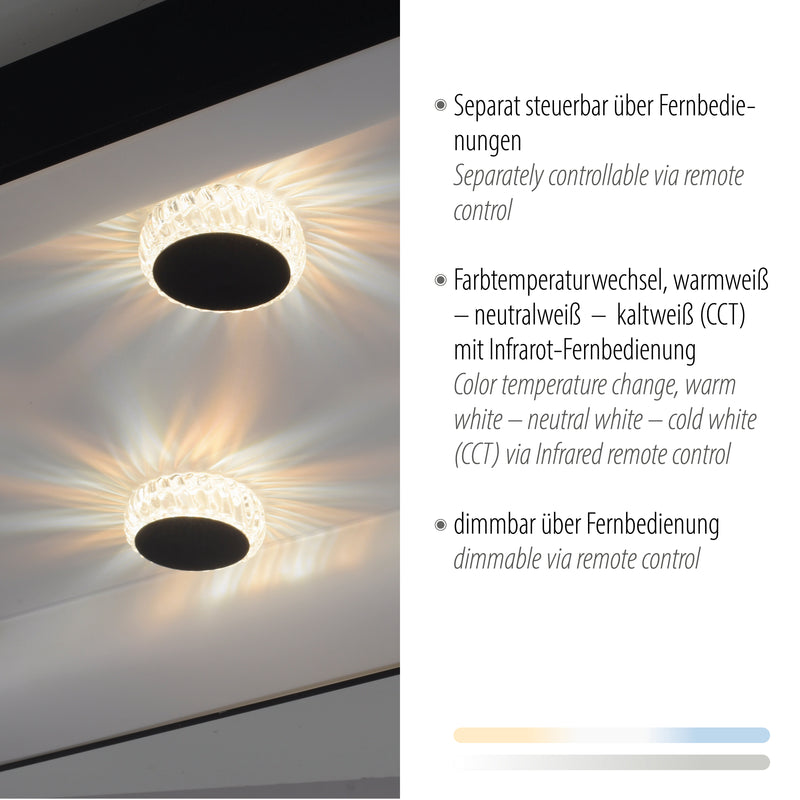 Plafoniera Paul Neuhaus VERTIGO LED Negru