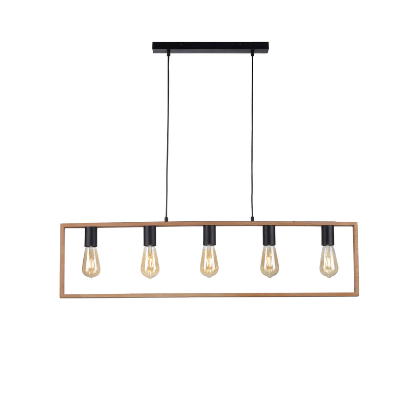 Lustra Paul Neuhaus FRANKY 5xE27 Negru