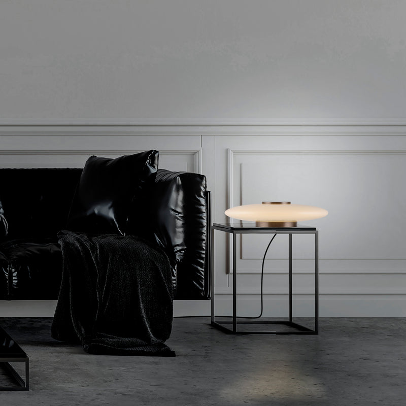 Veioza Paul Neuhaus PURE VITRUM LED Maro Metalic
