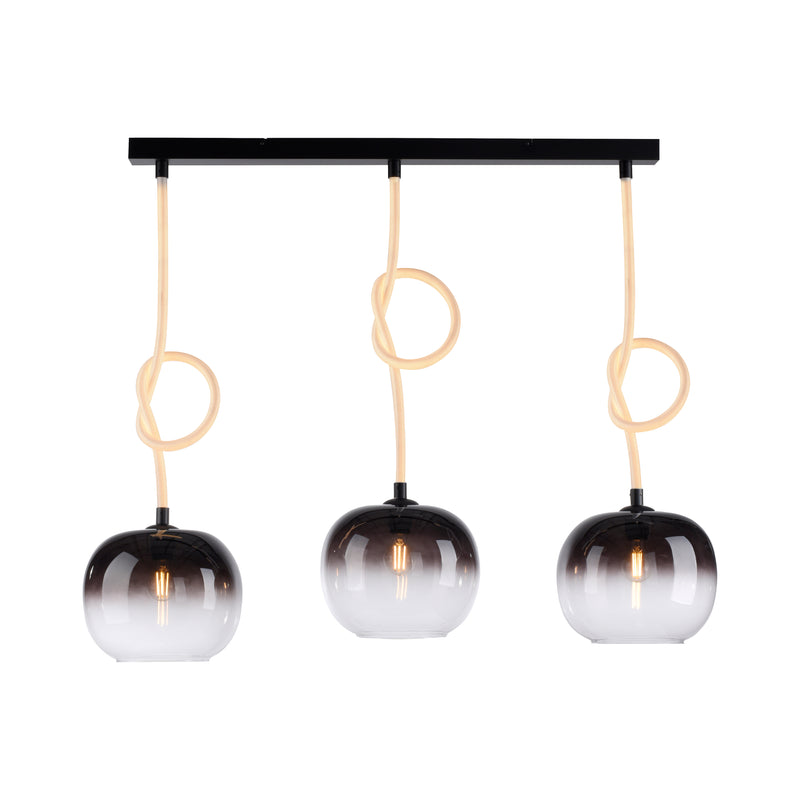 Lustra Paul Neuhaus LUMA 3xE27/LED Negru