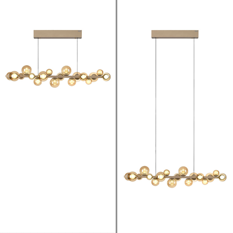 Lustra Paul Neuhaus PURE E-POPUP 18xLED Auriu