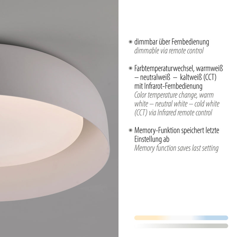 Plafoniera Paul Neuhaus OSKO LED Alb