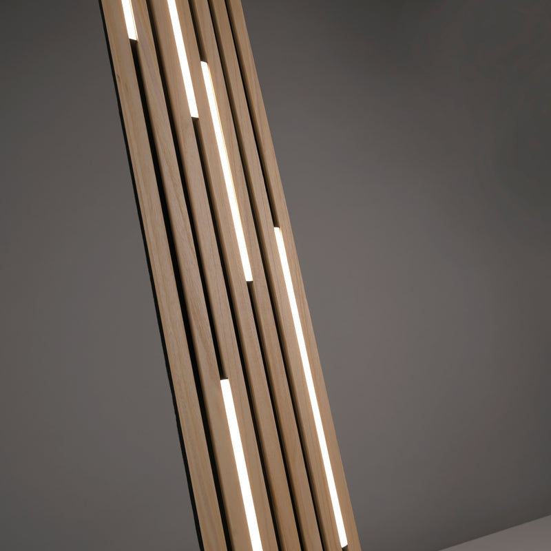 Lampadar Paul Neuhaus Q-AKUSTIK LED Lemn