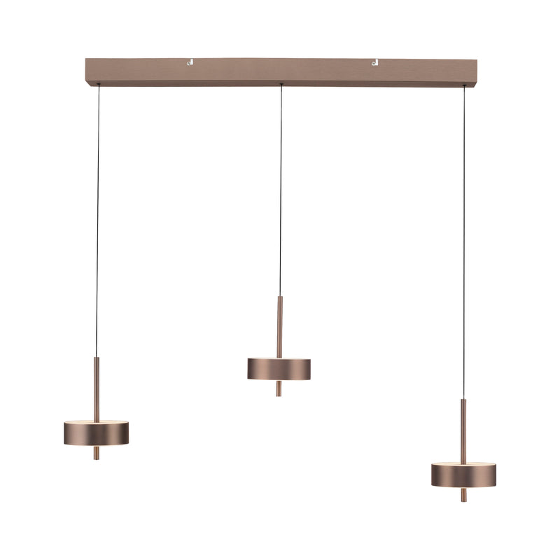 Lustra Paul Neuhaus Q-ROTATE 3xLED Maro Metalic