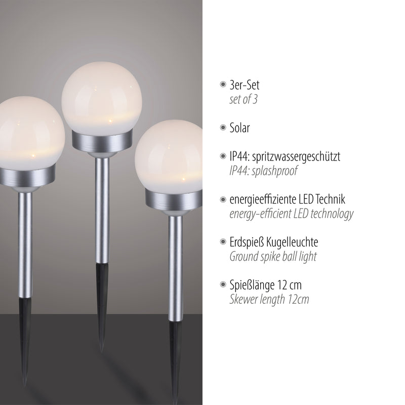 Lampa Exterior Paul Neuhaus PILO-SOL LED Alb