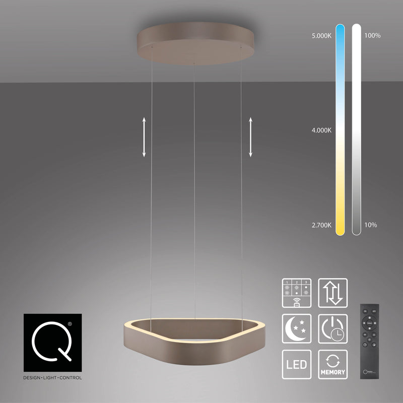 Lustra Zuma Line Q-STRETTO 2xLED Bronz