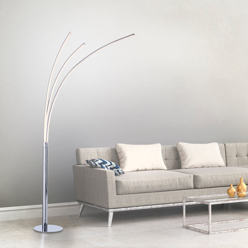 Lampadar Paul Neuhaus MAJA 3xLED Crom