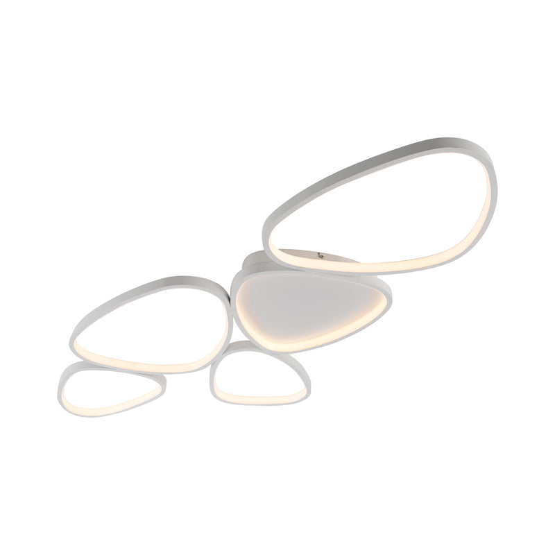 Plafoniera Zuma Line PEBBLES LED Alb