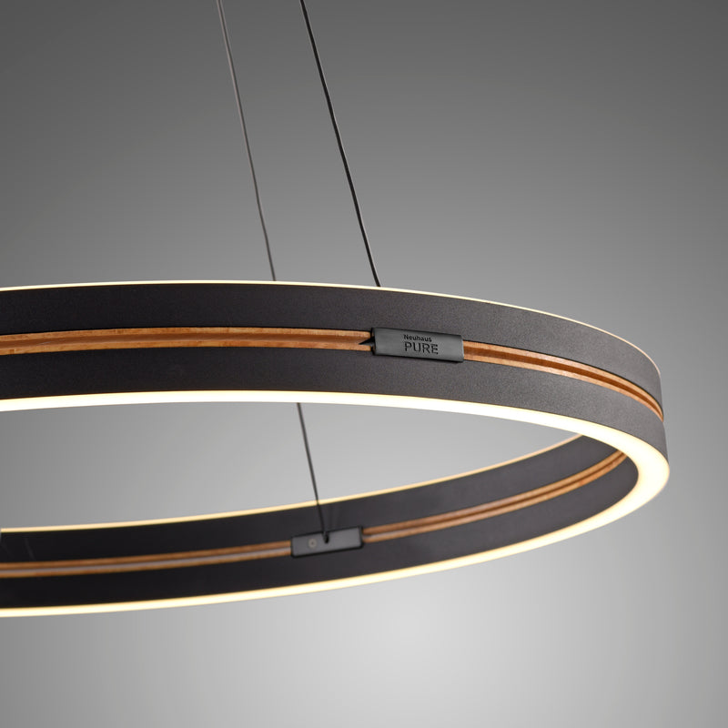 Lustra Paul Neuhaus PURE E-LOOP 2xLED Negru