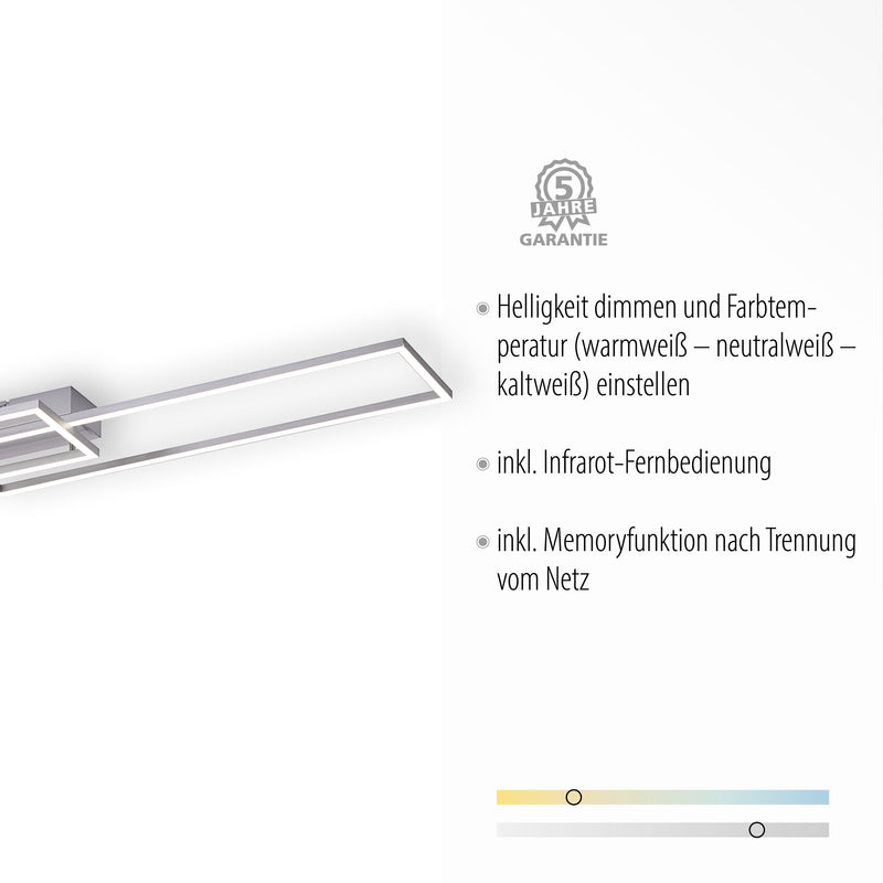 Plafoniera Paul Neuhaus IVEN 2xLED Otel