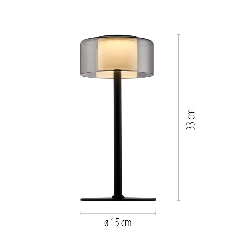 Veioza Paul Neuhaus RIKA LED Negru