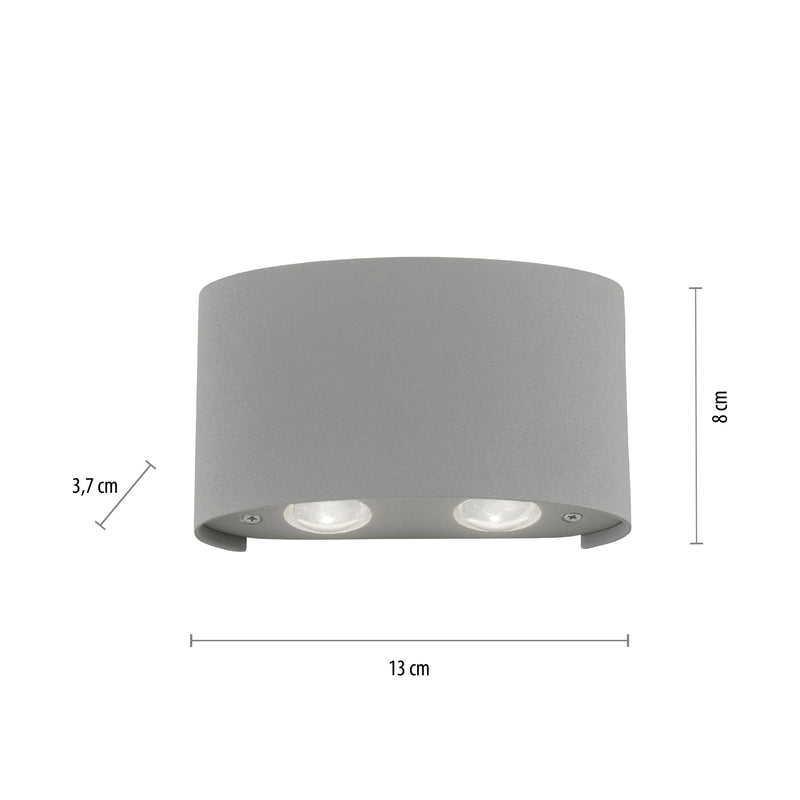 Aplica Paul Neuhaus CARLO 4xLED Argintiu