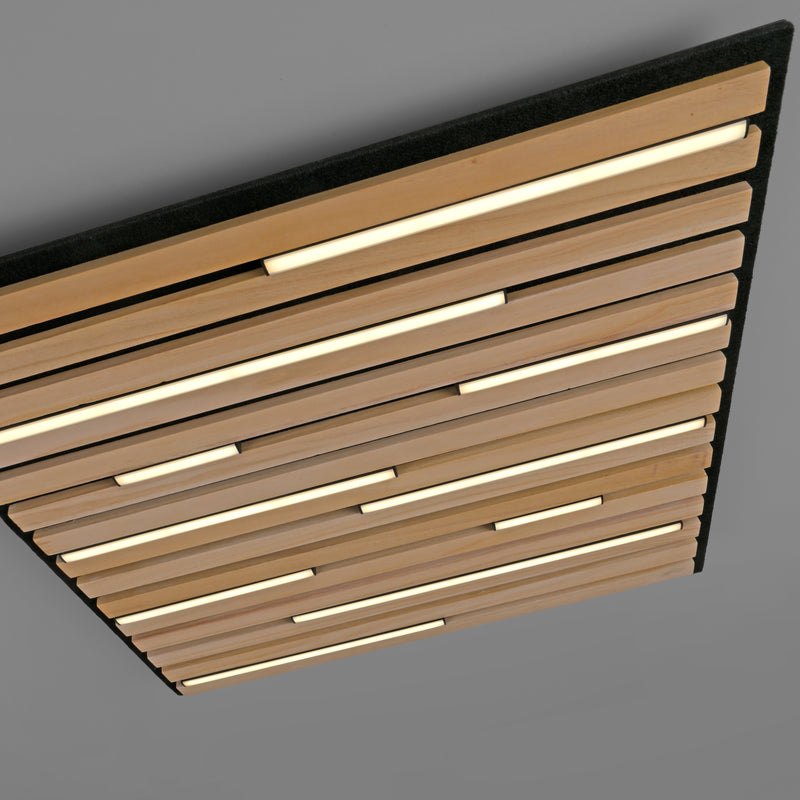Plafoniera Paul Neuhaus Q-AKUSTIK LED Lemn