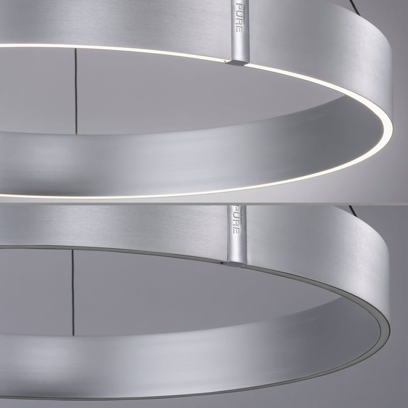 Lustra Paul Neuhaus PURE E-CLIPSE 2xLED Aluminiu