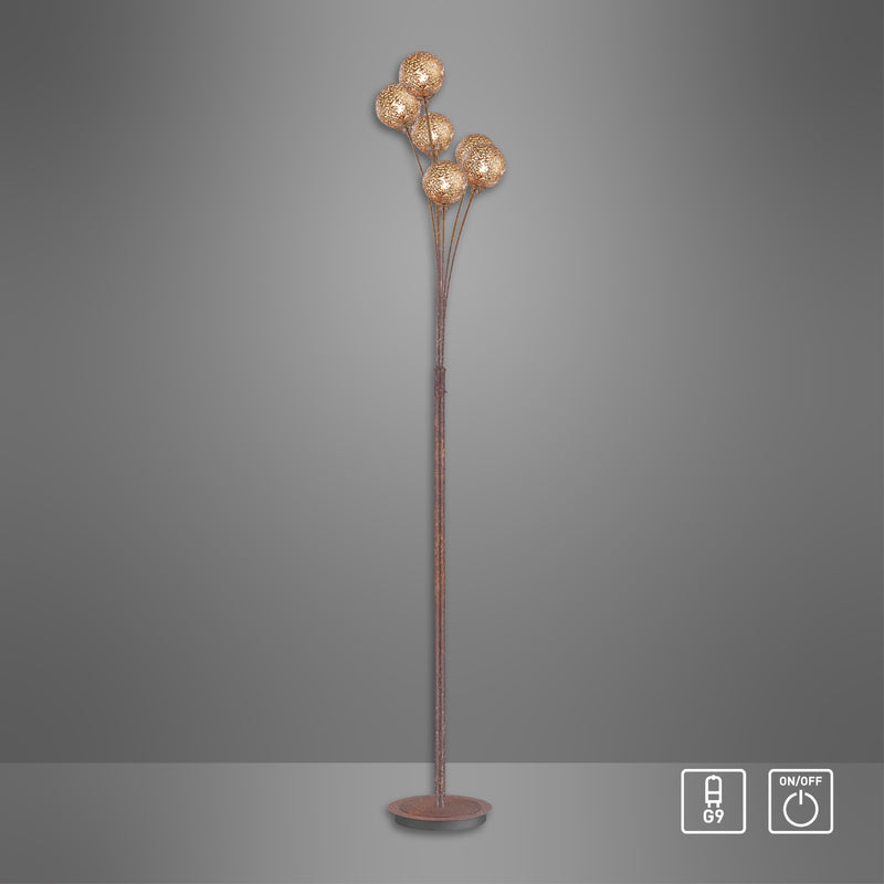 Lampadar Paul Neuhaus GRETA 6xG9 Rugina