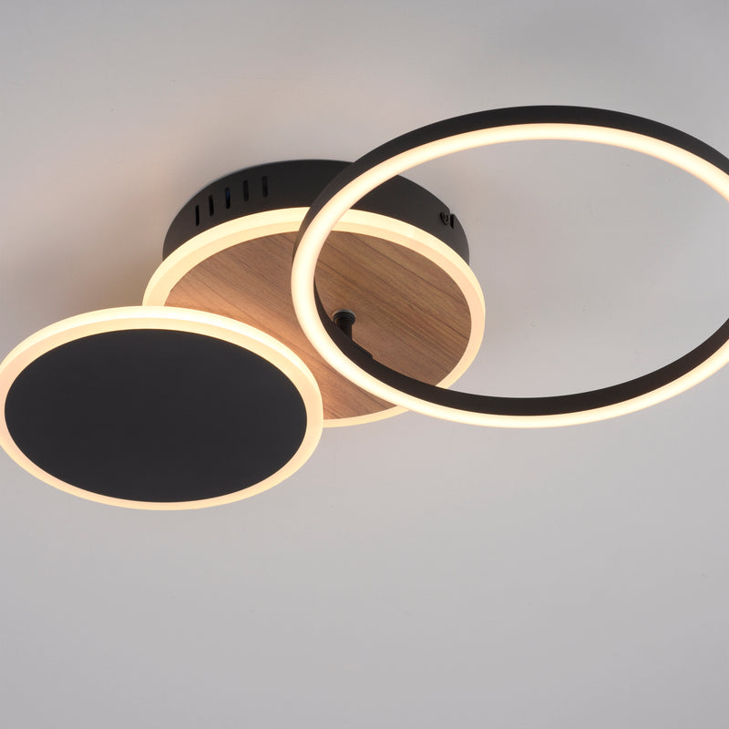 Plafoniera Zuma Line SEVENT LED Lemn Decor