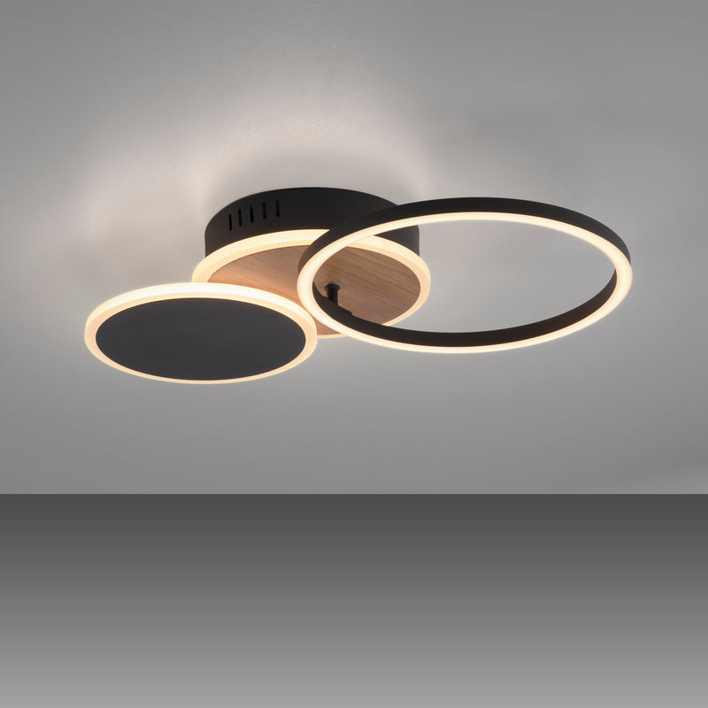 Plafoniera Zuma Line SEVENT LED Lemn Decor