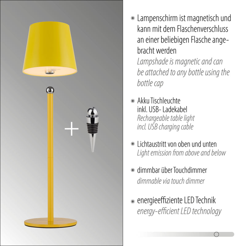 Veioza Paul Neuhaus BOTERIA LED Galben