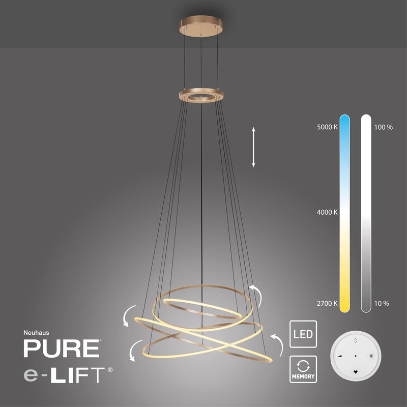 Lustra Paul Neuhaus PURE E-FLYING RINGS LED Maro