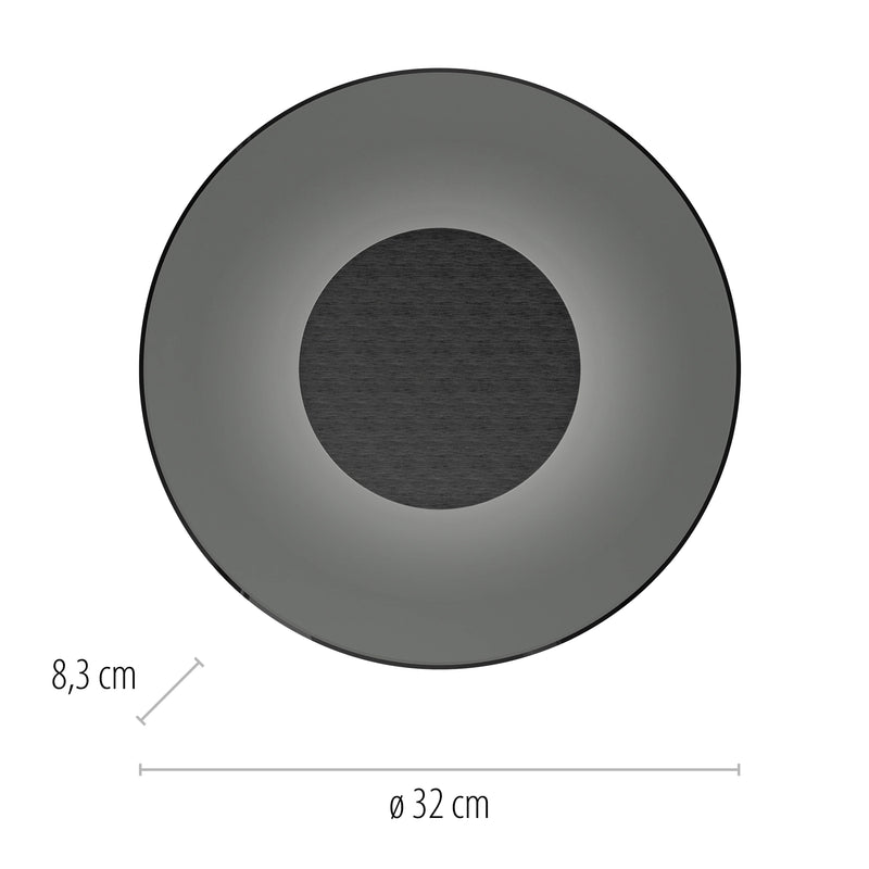 Aplica Paul Neuhaus PURE MOON LED Gri