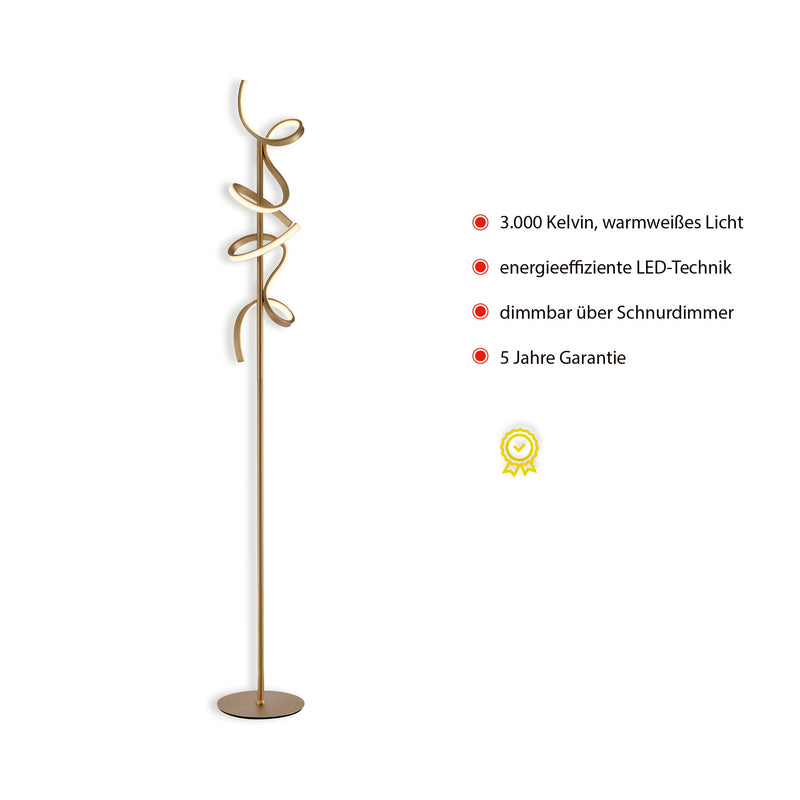 Lampadar Paul Neuhaus CURLS 2xLED Alama Mat