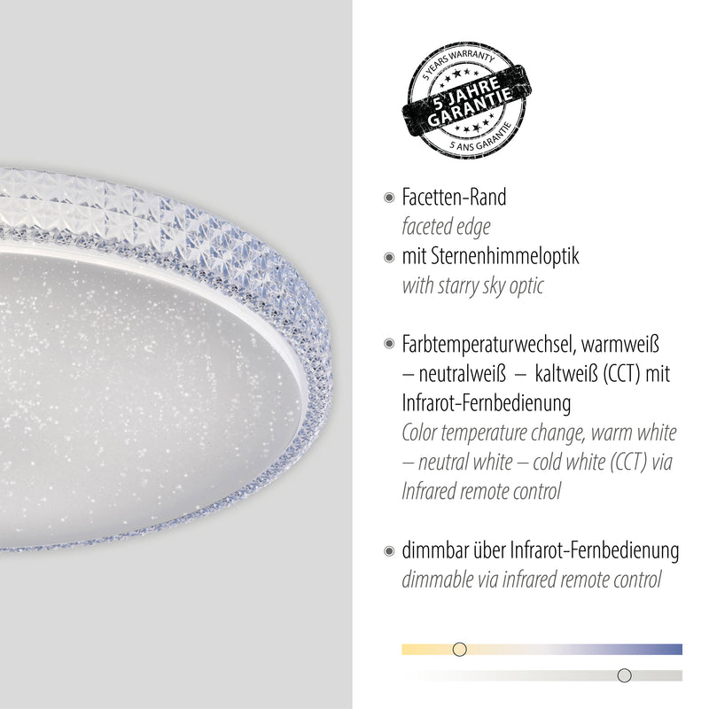 Plafoniera Paul Neuhaus FRIDA LED Transparent