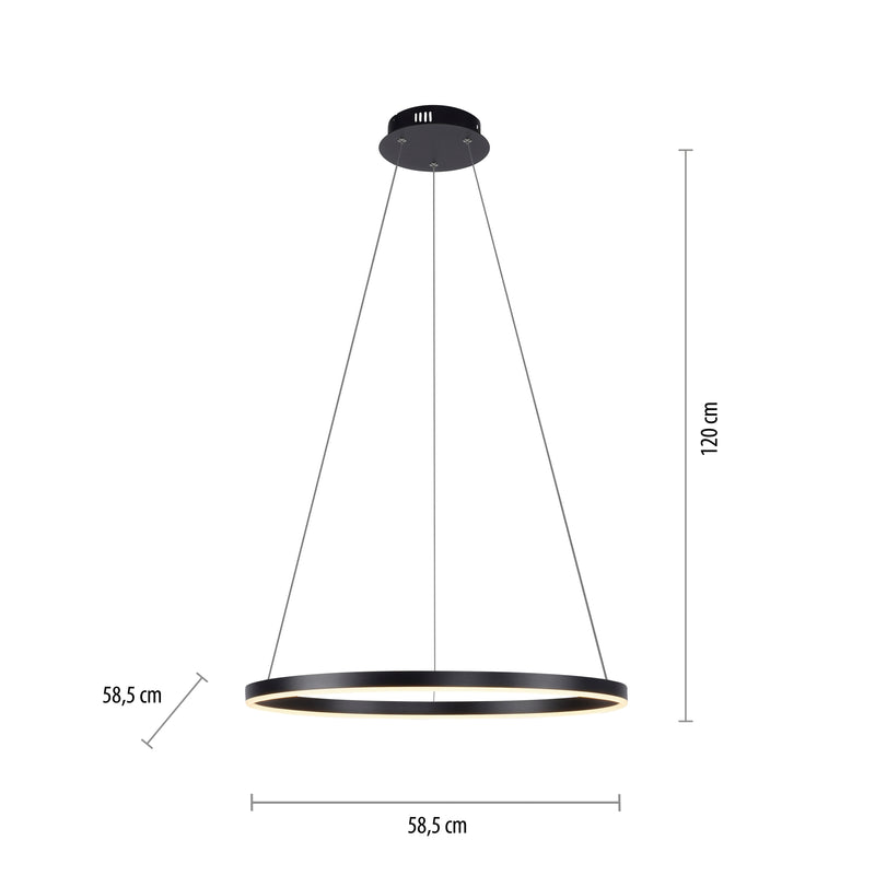 Lustra Paul Neuhaus RITUS LED Antracit
