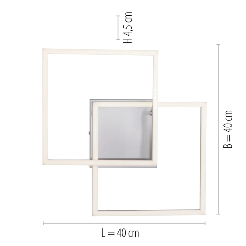 Plafoniera Paul Neuhaus IVEN 2xLED Otel