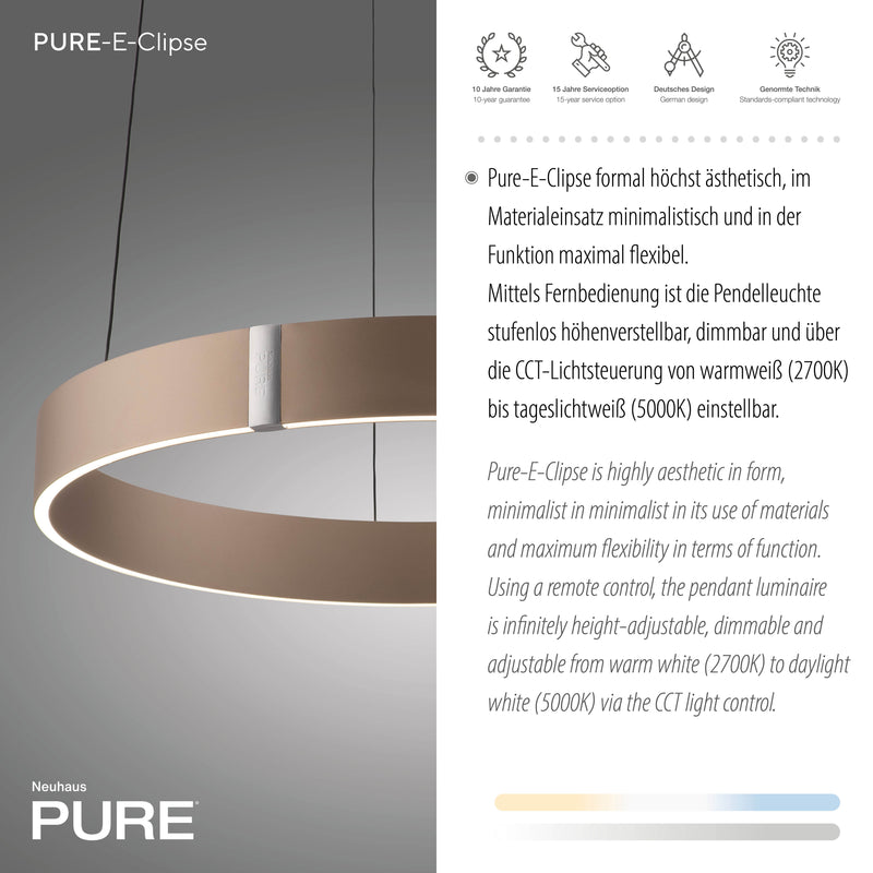Lustra Paul Neuhaus PURE E-CLIPSE 2xLED Maro