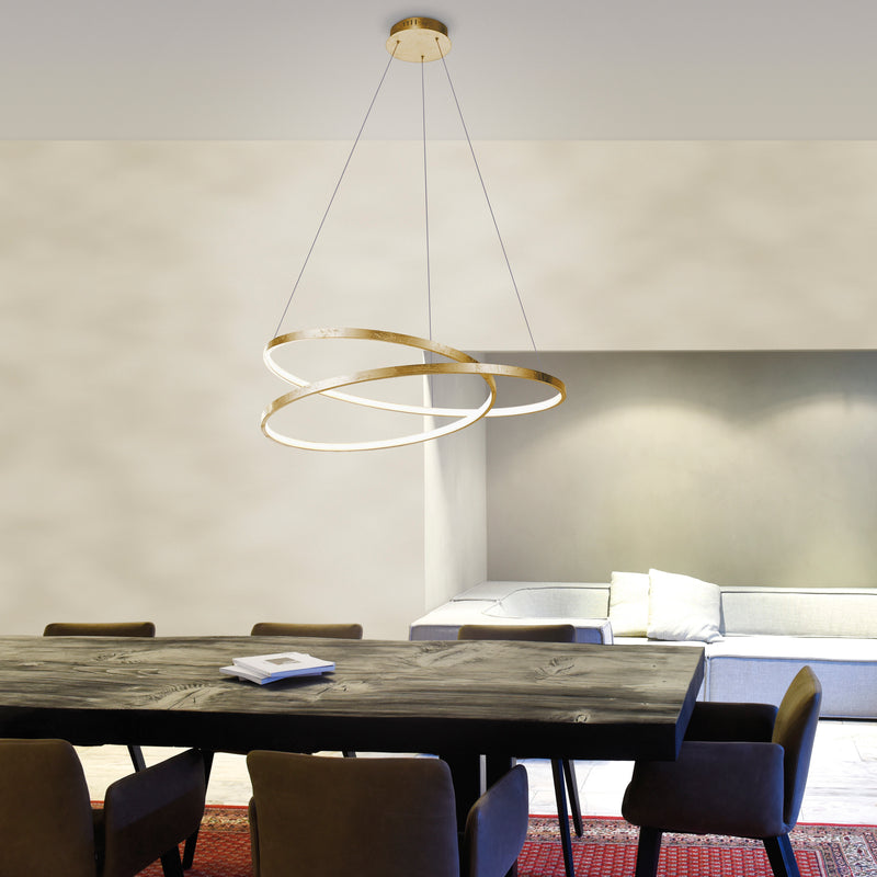 Lustra Paul Neuhaus ROMAN LED Auriu