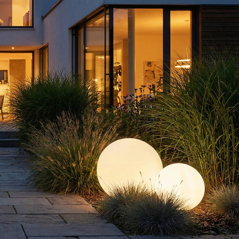 Lampa Exterior Zuma Line BALL 1xE27 Alb