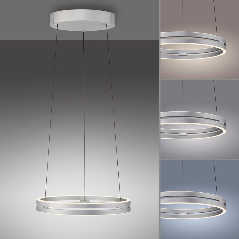 Lustra Paul Neuhaus PURE E-LOOP 2xLED Aluminiu