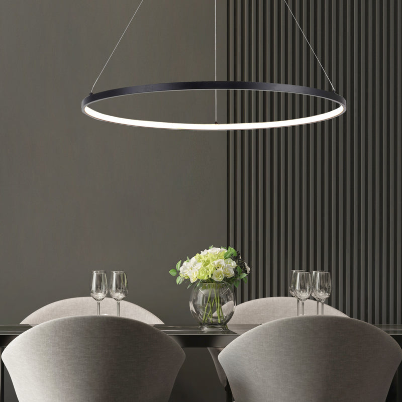 Lustra Zuma Line HORIK LED Negru