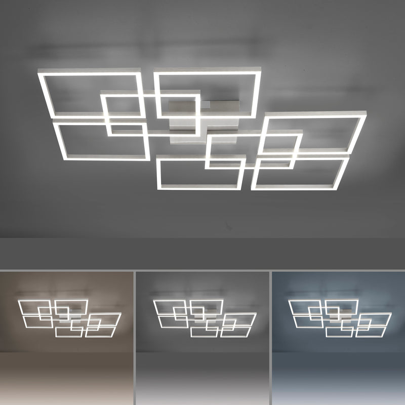 Plafoniera Paul Neuhaus Q-INIGO 8xLED Otel