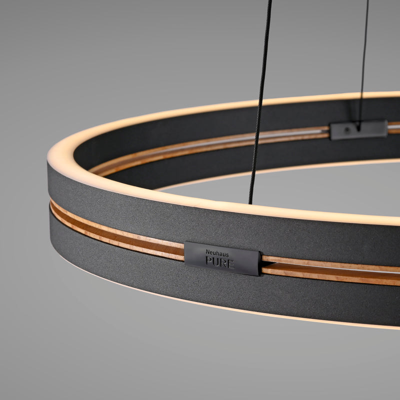 Lustra Paul Neuhaus PURE E-LOOP 2xLED Negru