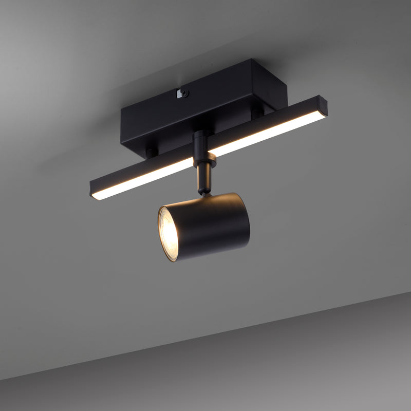 Plafoniera Paul Neuhaus BARIK 2xGU10 Negru