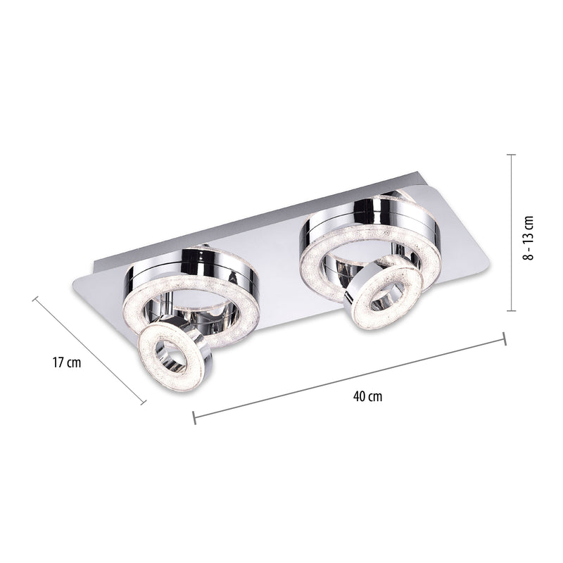 Plafoniera Paul Neuhaus TIM 4xLED Crom