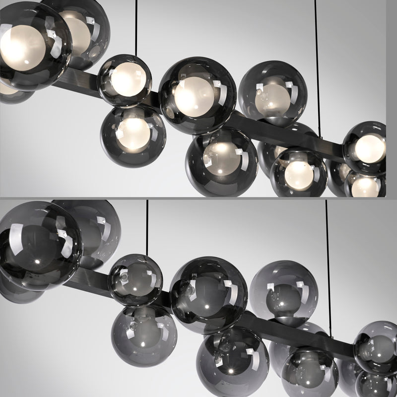 Lustra Paul Neuhaus PURE E-POPUP 18xLED Gri