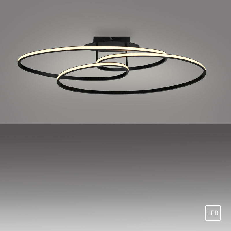 Plafoniera Paul Neuhaus LUMACA LED Negru