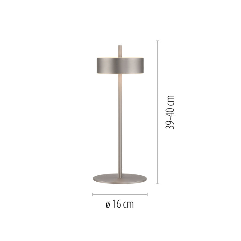 Veioza Paul Neuhaus Q-ROTATE LED Aluminiu