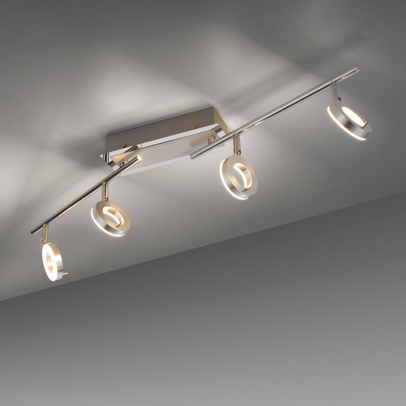 Plafoniera Paul Neuhaus SILEDA 4xLED Aluminiu
