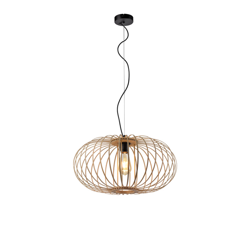 Lustra Zuma Line RACOON 1xE27 Lemn Natural