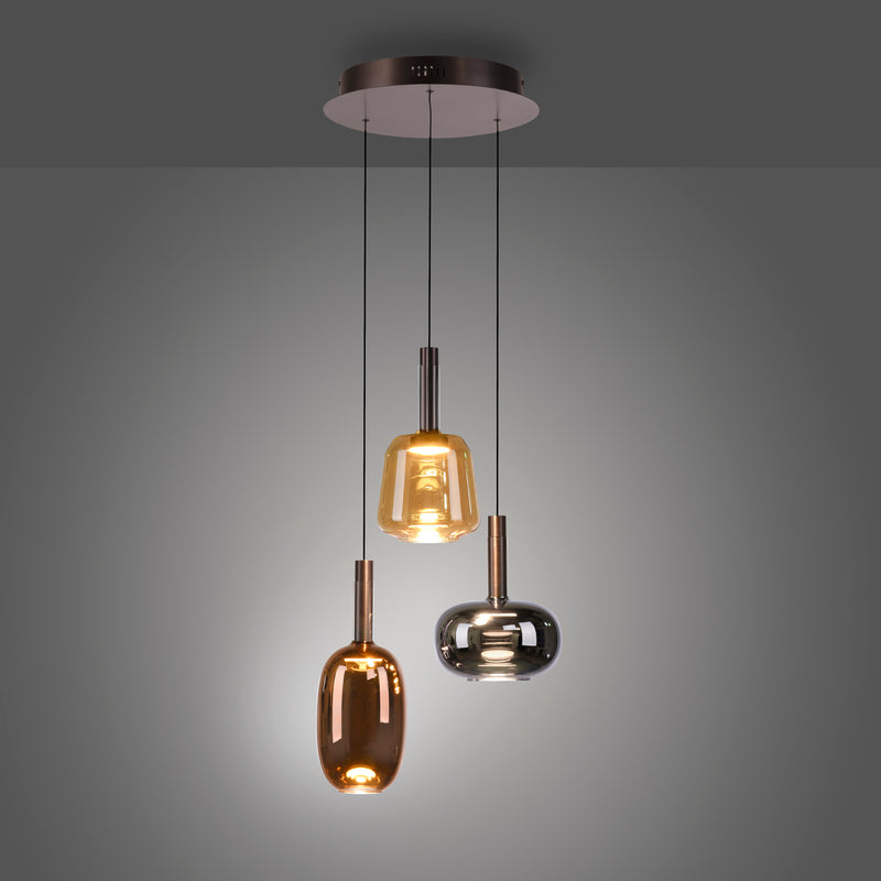 Lustra Paul Neuhaus IRIDES 3xLED Multicolor